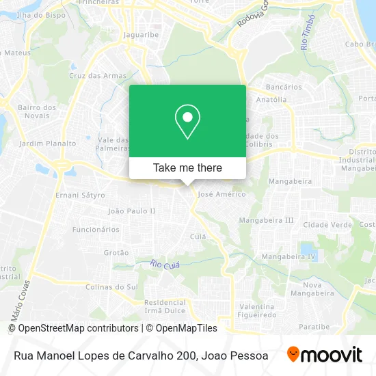 Rua Manoel Lopes de Carvalho 200 map