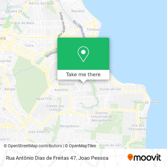 Rua Antônio Dias de Freitas 47 map