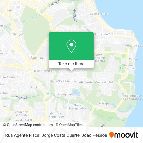 Rua Agente Fiscal Jorge Costa Duarte map