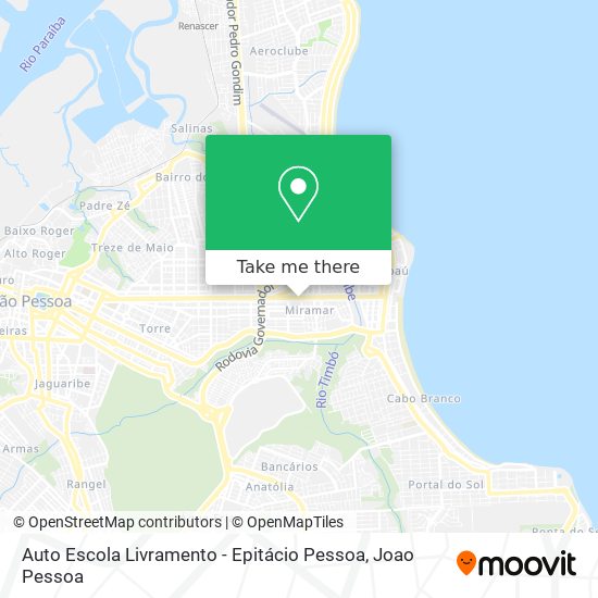Auto Escola Livramento - Epitácio Pessoa map