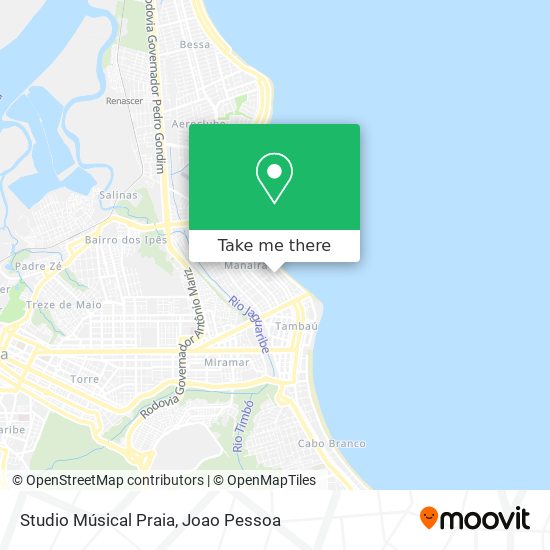 Studio Músical Praia map
