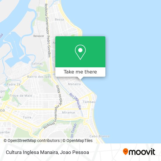Cultura Inglesa Manaira map