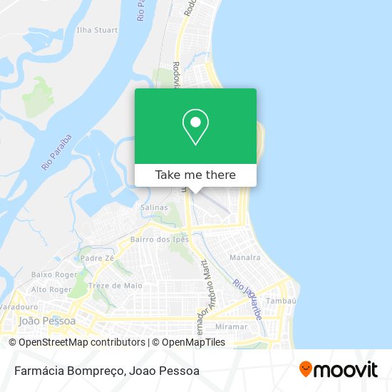 Farmácia Bompreço map