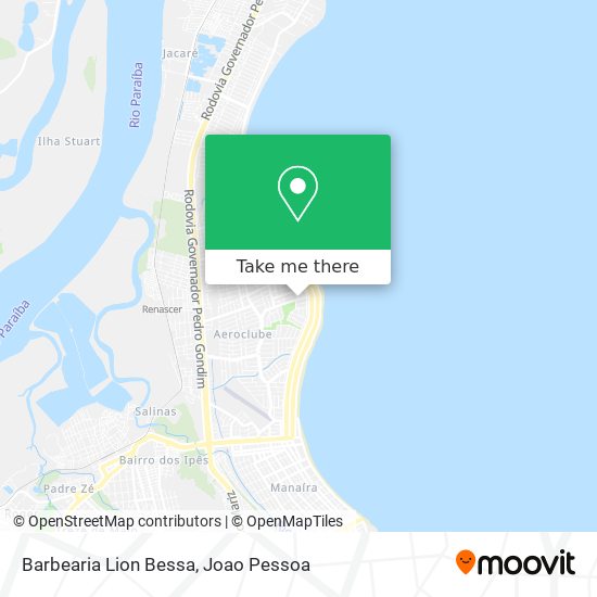 Barbearia Lion Bessa map