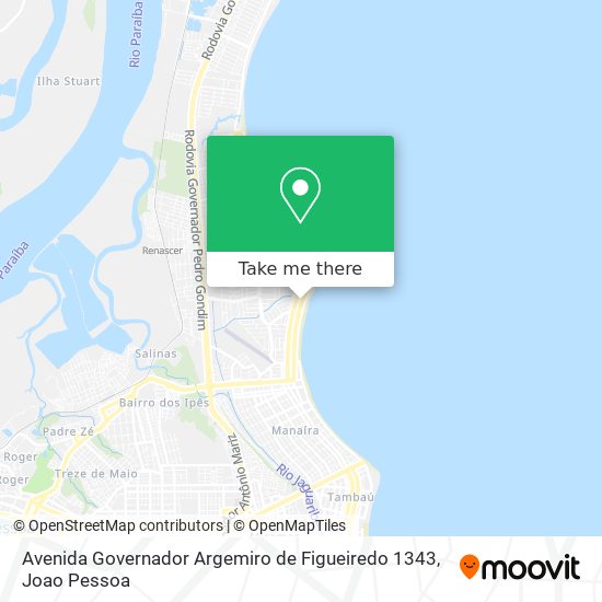 Avenida Governador Argemiro de Figueiredo 1343 map