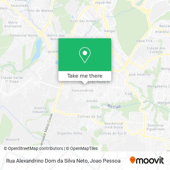 Rua Alexandrino Dom da Silva Neto map