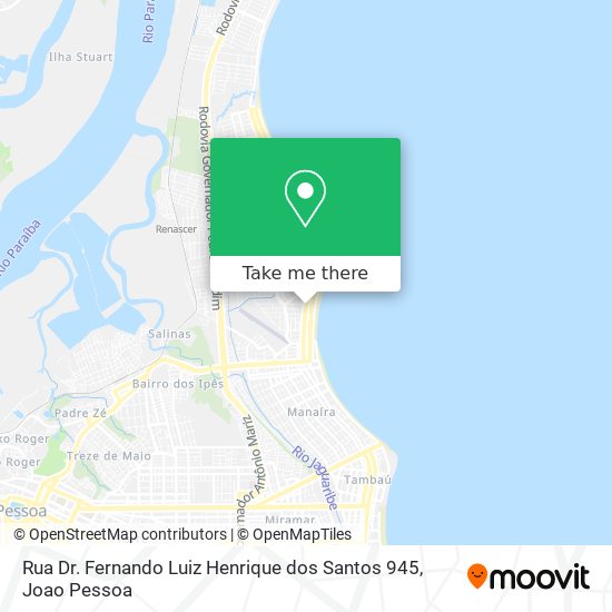 Rua Dr. Fernando Luiz Henrique dos Santos 945 map