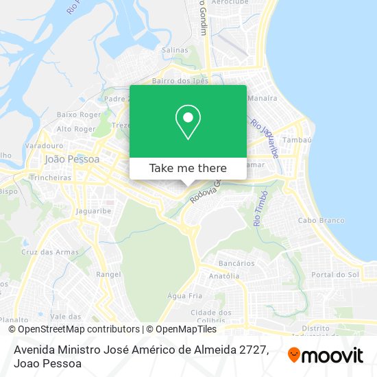 Mapa Avenida Ministro José Américo de Almeida 2727