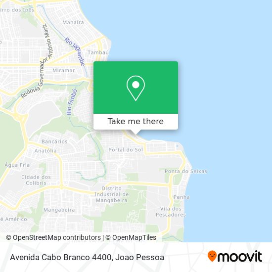 Avenida Cabo Branco 4400 map