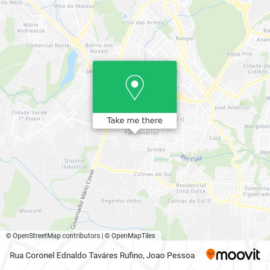 Rua Coronel Ednaldo Taváres Rufino map