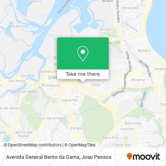 Avenida General Bento da Gama map