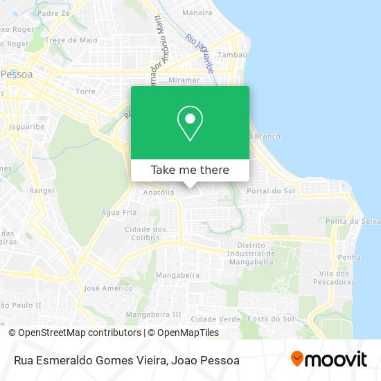 Rua Esmeraldo Gomes Vieira map