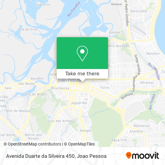 Mapa Avenida Duarte da Silveira 450