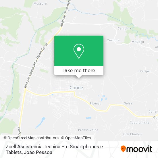 Zcell Assistencia Tecnica Em Smartphones e Tablets map