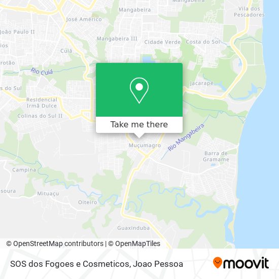 SOS dos Fogoes e Cosmeticos map