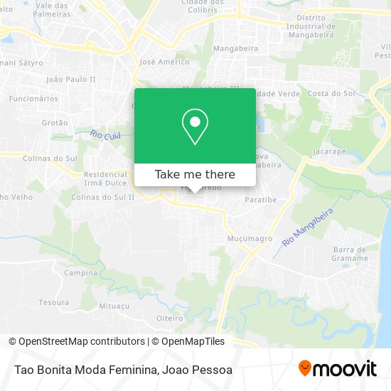 Tao Bonita Moda Feminina map