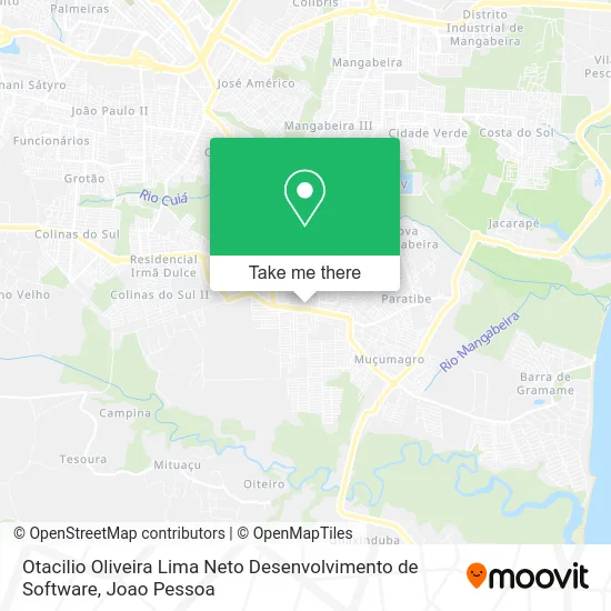 Otacilio Oliveira Lima Neto Desenvolvimento de Software map