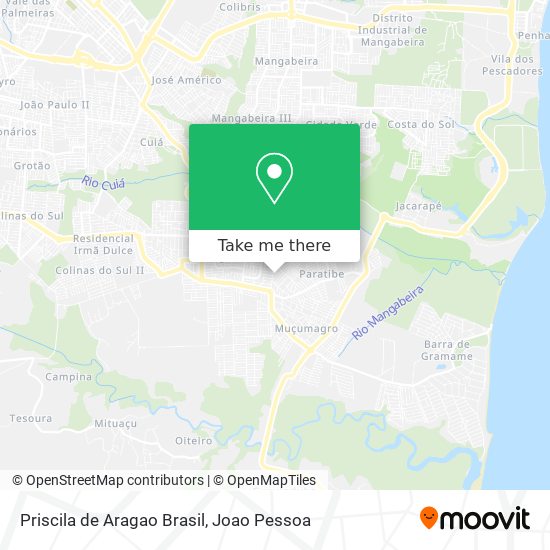 Priscila de Aragao Brasil map