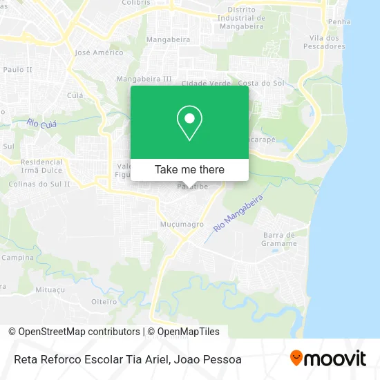 Reta Reforco Escolar Tia Ariel map