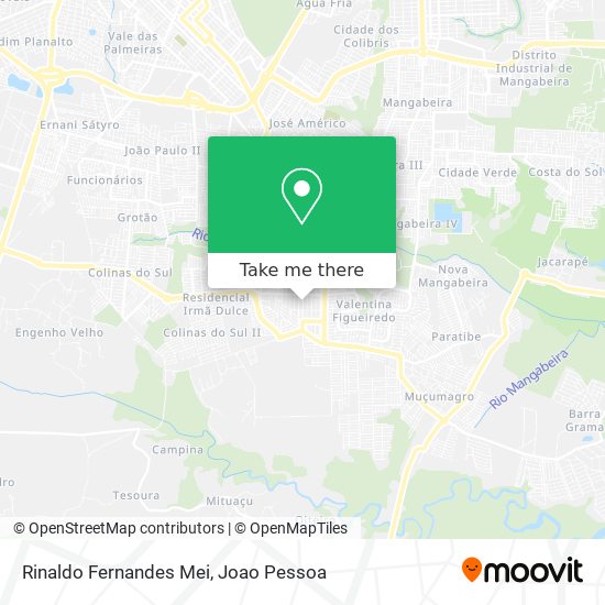 Rinaldo Fernandes Mei map