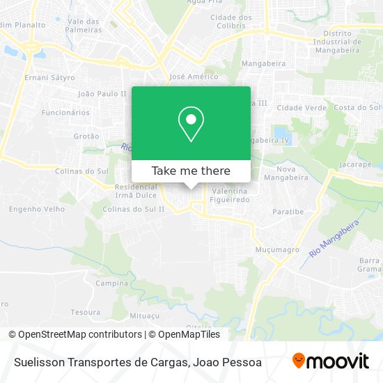 Mapa Suelisson Transportes de Cargas