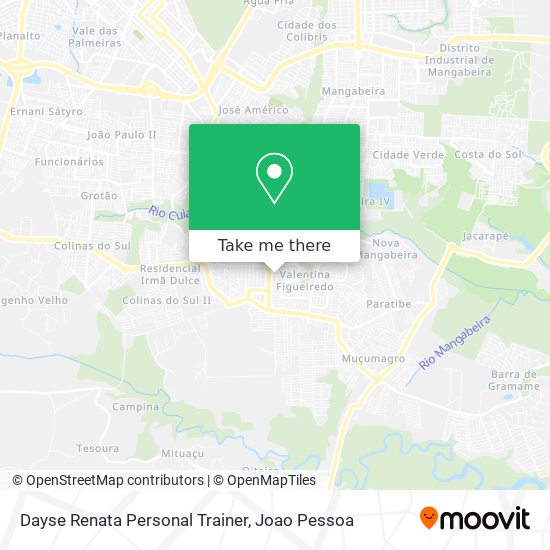 Dayse Renata Personal Trainer map