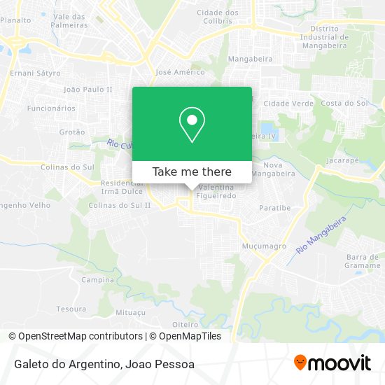 Galeto do Argentino map