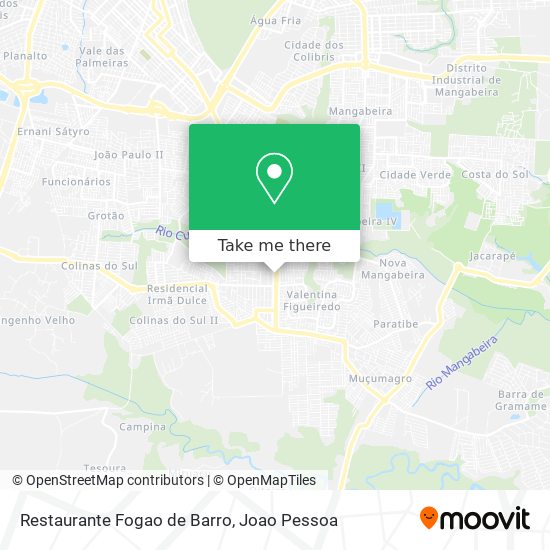 Restaurante Fogao de Barro map