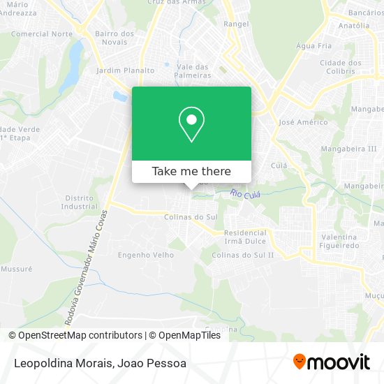 Leopoldina Morais map