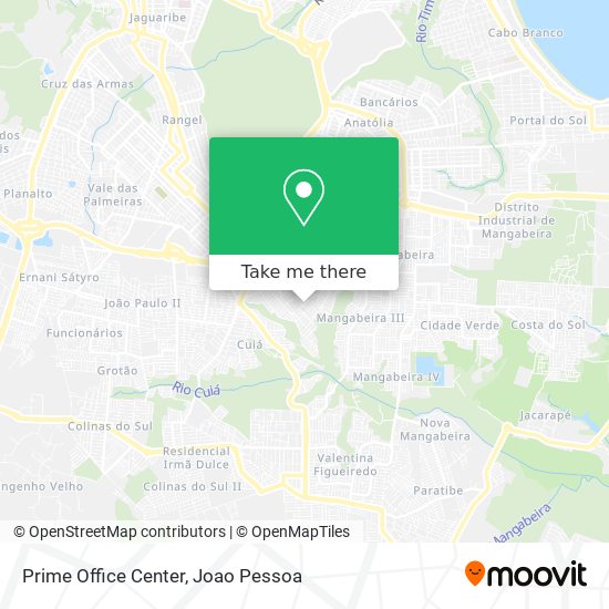 Prime Office Center map