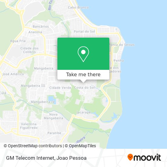 GM Telecom Internet map