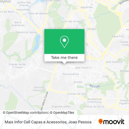 Mais Infor Cell Capas e Acessorios map