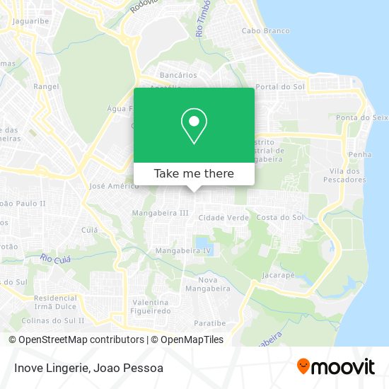 Inove Lingerie map