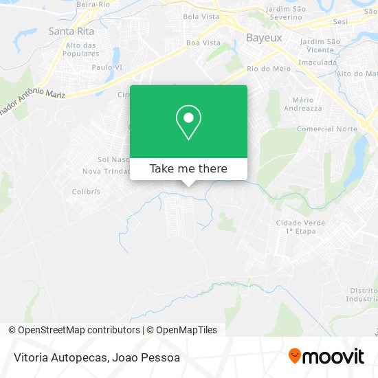 Vitoria Autopecas map