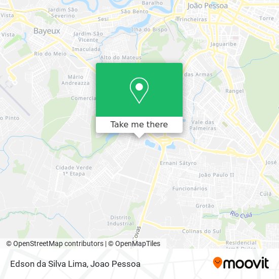 Edson da Silva Lima map