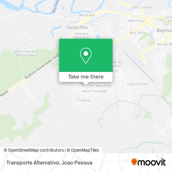 Transporte Alternativo map