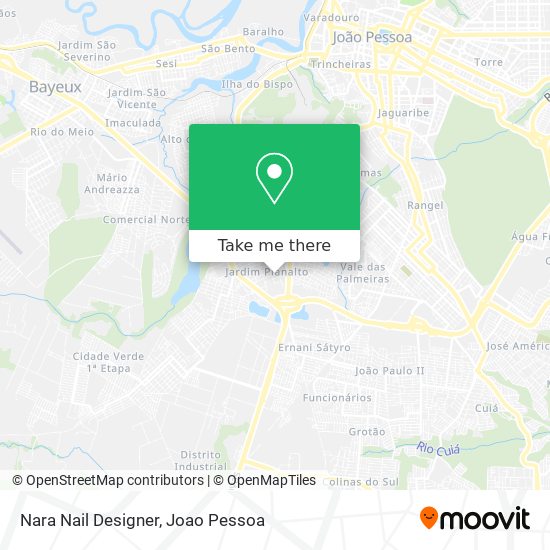 Nara Nail Designer map