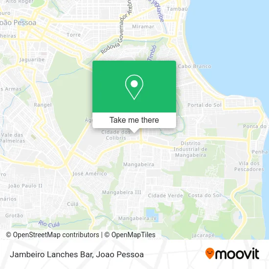 Jambeiro Lanches Bar map