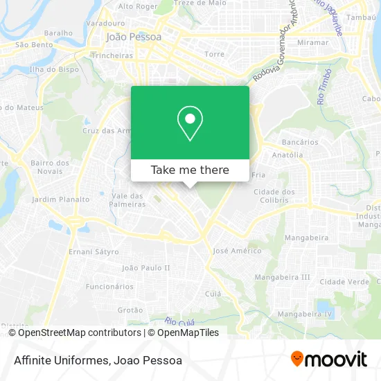 Affinite Uniformes map