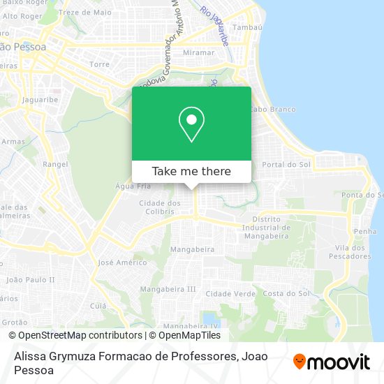 Alissa Grymuza Formacao de Professores map