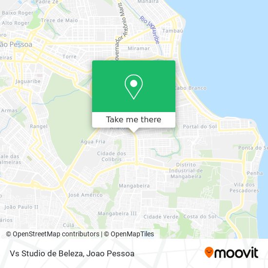Vs Studio de Beleza map