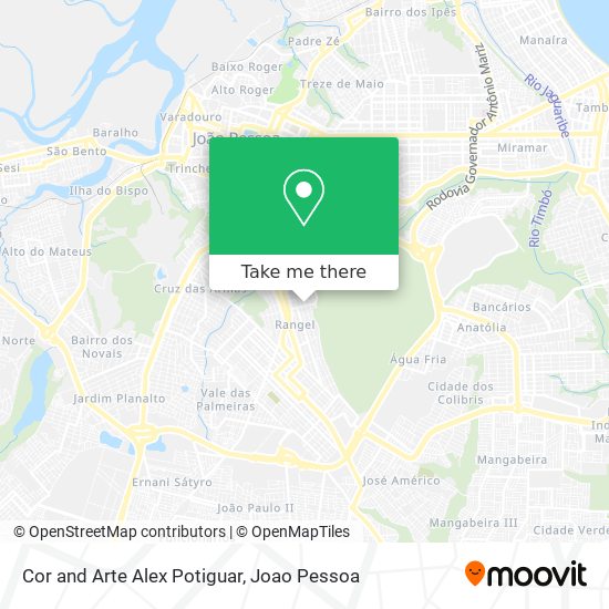 Cor and Arte Alex Potiguar map