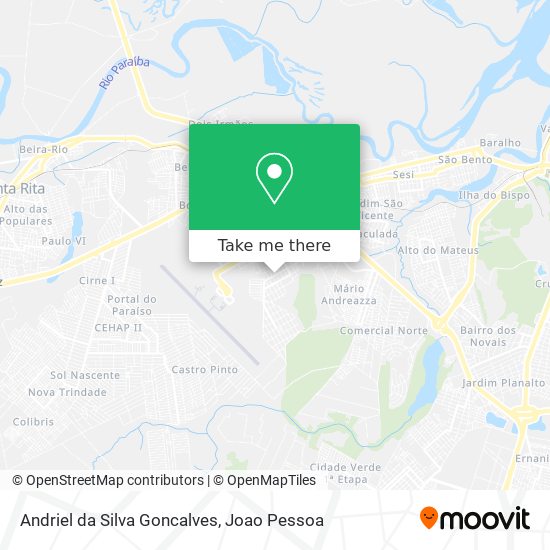 Andriel da Silva Goncalves map