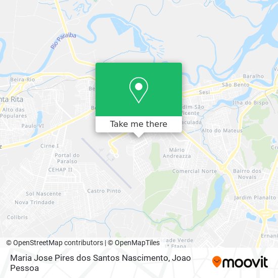 Mapa Maria Jose Pires dos Santos Nascimento