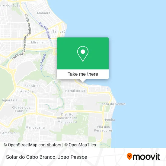 Solar do Cabo Branco map