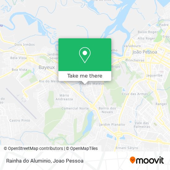 Rainha do Aluminio map