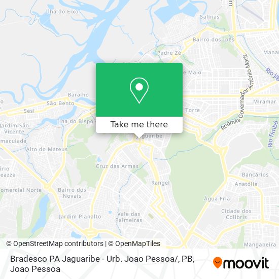 Bradesco PA Jaguaribe - Urb. Joao Pessoa / , PB map