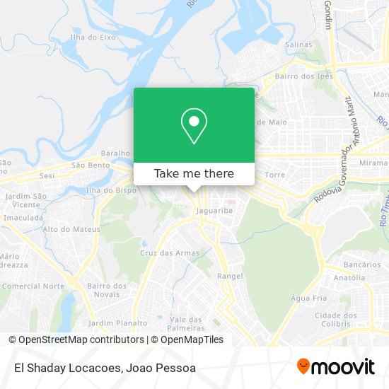 El Shaday Locacoes map