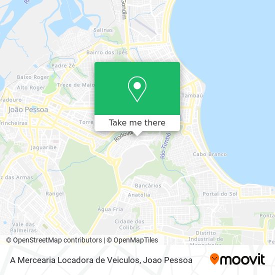 A Mercearia Locadora de Veiculos map