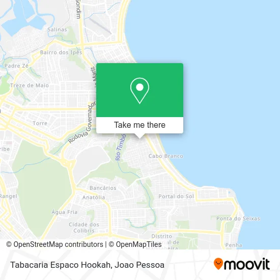 Tabacaria Espaco Hookah map